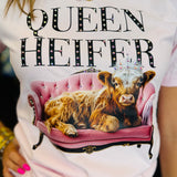 Queen Heifer Rhinestone Tee