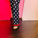 Dotty Darling Polka Dot Ruffle Pajama Set