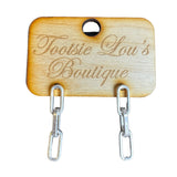 Silver Link Earrings