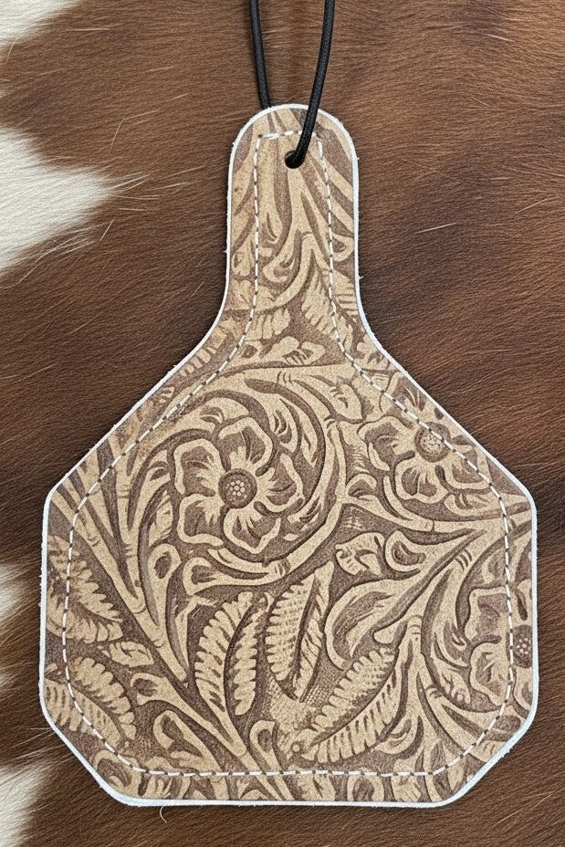 Cow Tag Shape ReSCENTit Car Freshener
