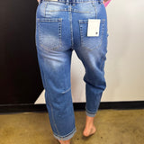 Zenana Cropped Barrel Jeans