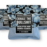 Eucalyptus shower steamers set for relaxation spa experience handmade natural bath product