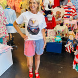 Red & Blue Gingham Shorts