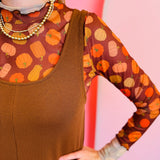 Chocolate Rory Ribbed Jumper Dress
