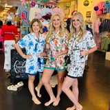 Blossom Short Sleeve Ruffle Pajama Set