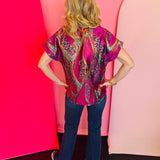 Vibrant Pattern Top