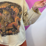 Witchy Leopard Blingy Sweatshirt