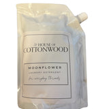Moonflower natural plant-based laundry detergent 32oz eco-friendly refill bag