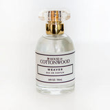 House of Cottonwood Weaver Eau de Parfum bottle, unisex fragrance with fresh, woody, and musky notes