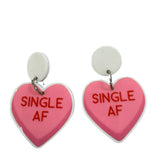 Single AF Acrylic Earrings