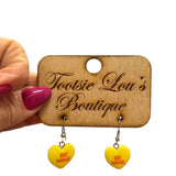 Yellow "Be Mine" Earrings
