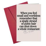 When You Feel Small Greeting Card