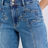 Judy Blue Star Front Seam Jeans