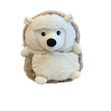 Hedgehog Warmies® microwavable plush, lavender-scented, weighted for comfort, freezer safe, safe for all ages.
