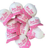 Jesus Saves I Spend Pink Polka Dot Hat