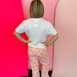 Jewel Collared Donkey Tee (White)