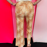 Poppy & Pine Fawn Print Denim Jeans