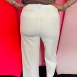 Off White Horsebit Wide Leg Pants