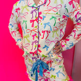Daylight Bow Ruffle Pajama Set