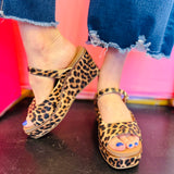 Corky's Treat Yourself Leopard Sandals