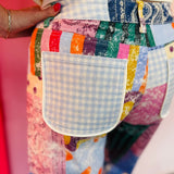 Poppy & Pine Jewel Patch Barrel Pants
