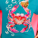 Coconut Crab Blingy Collared Tee
