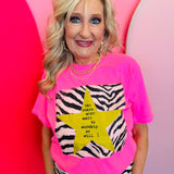 The Stars Were Made To Worship Pink Tee