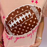 Poppy & Pine Game Day Feeling Football Crop Tee