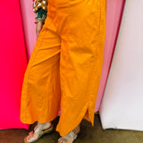 Orange Tulip Washed Denim Relaxed Pants
