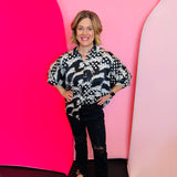 Tiger Mix Polkadot Printed Top