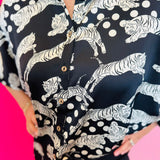 Tiger Mix Polkadot Printed Top