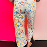 Mediterranean Lobster Print Pants