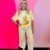 Yellow Gingham Pants