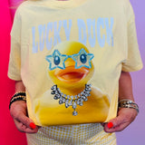 Lucky Duck Blingy Collared Tee