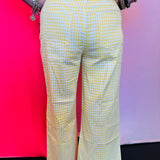 Yellow Gingham Pants