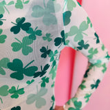 Shamrock Mesh Top