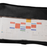 Jon Hart Leather Clear Folio designed for organizing papers, notebooks, documents, and everyday essentials.