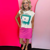Later Gator tank with colorful alligator graphic and sleeveless boxy fit.