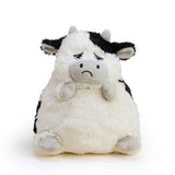 Moody Moo Warmies plush with weighted microwavable lavender-scented design.