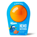 Nemo Bath Bomb orange-scented fizzer with hidden surprise inside for kids and adults Disney-inspired bath time gift