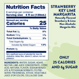 Skinny Mixes Natural Strawberry Key Lime Margarita Mixer