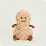 Peanut Warmies plush with soft microwavable weighted design and lavender scent.