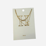 H Initial necklace