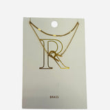 R Initial necklace