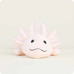 Pink Axolotl Warmies microwavable weighted plush with adorable amphibian details and calming French lavender scent.