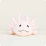 Pink Axolotl Warmies microwavable weighted plush with adorable amphibian details and calming French lavender scent.