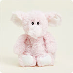 Pink Elephant Warmies heatable weighted plush with a soothing lavender scent.