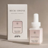 Pura Atmosphere fragrance refill bottle for smart diffuser with clean ocean and floral scent