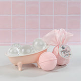 Sweet Grace bath bomb with fizzy soak and passion fruit patchouli fragrance.