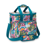 Swig Bazaar Boxxi 24 Cooler with PVC-coated polyester shell, zip and flip top, and BPA-free tray for easy snacking.